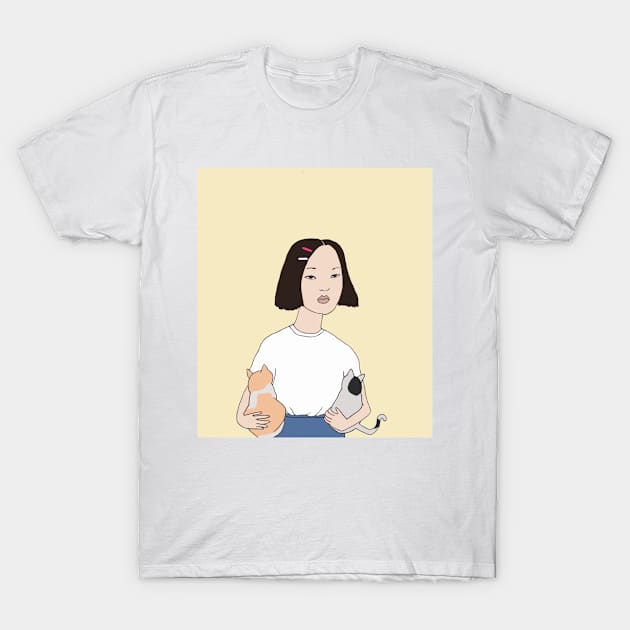 Cat mom T-Shirt by jyxchen